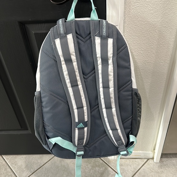 adidas Excel 6 Backpack- White/Purple - Picture 7 of 7